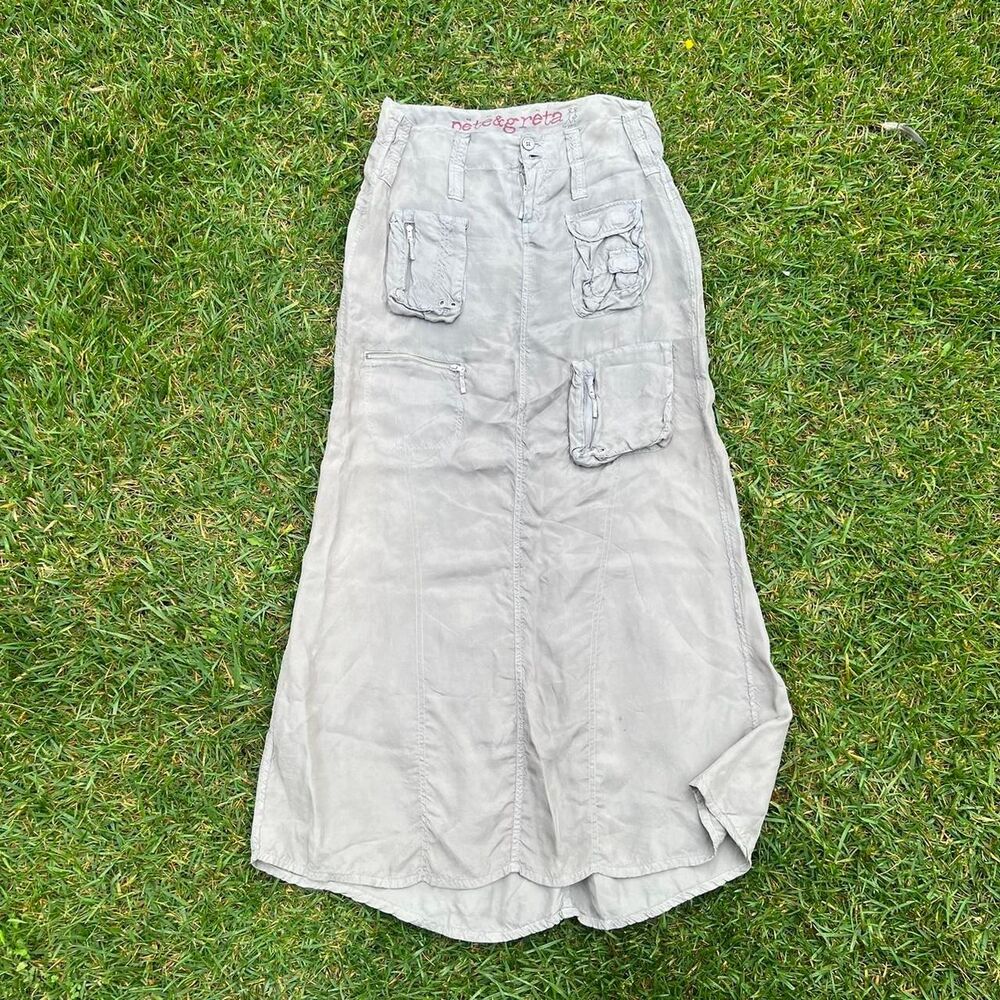 Pete & Greta Johnny Was Long Cargo skirt women’s size 6